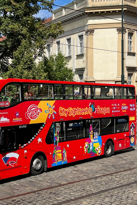 Prague: Hop-On Hop-Off Bus Tour and River Cruise Option