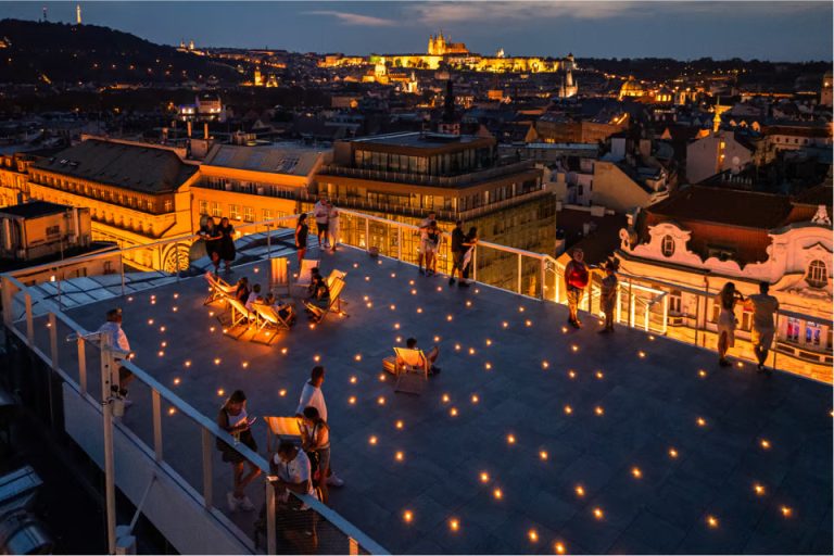 Highest 360-degree observation terrace in Prague city centre